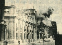 Bombing of presidential palace in Chile on 11 September 1973